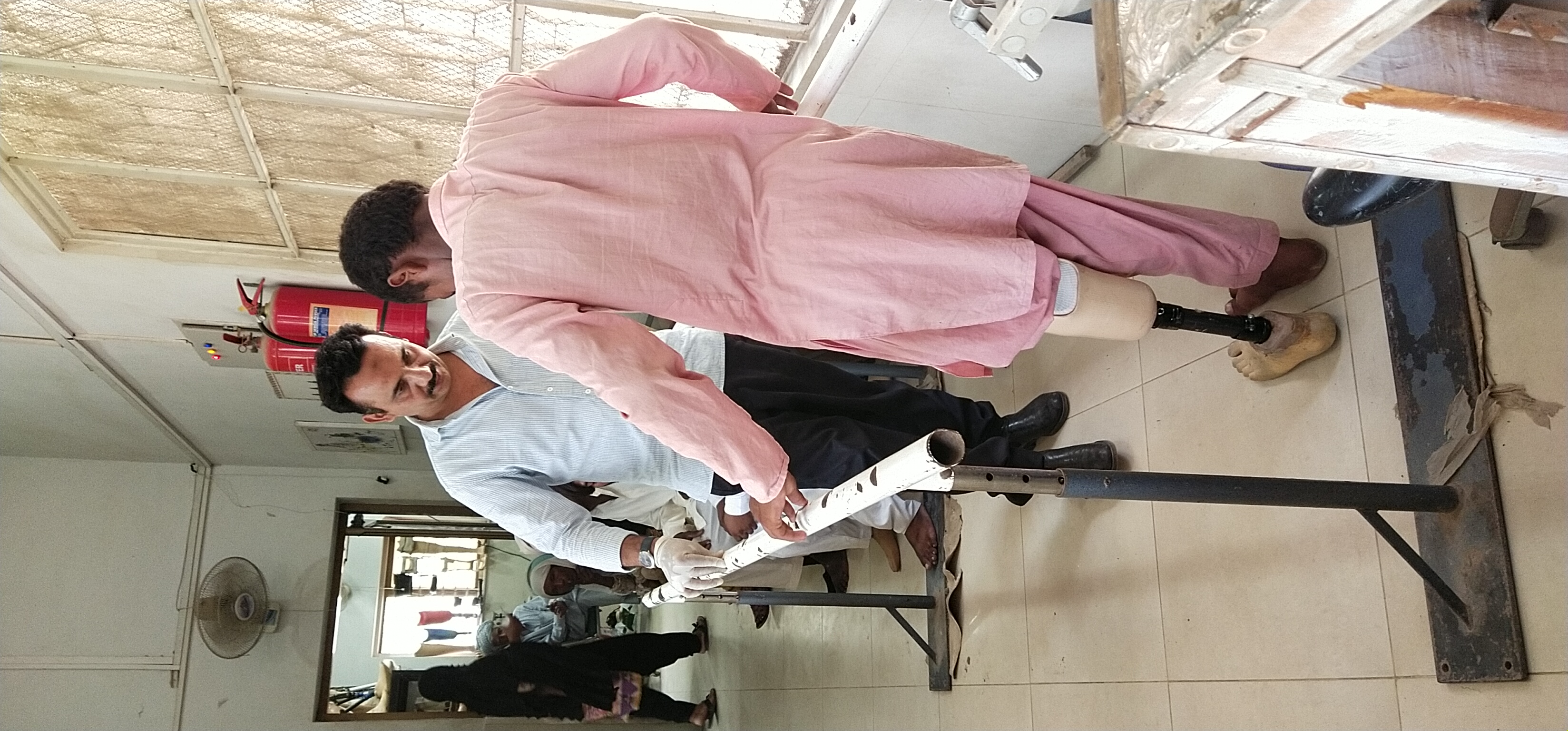 Community reintegration with prosthetic limb